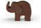 Graf von Faber-Castell 118721 - Stiftehalter Elefant aus Leder, mit 12 Buntstifte Polychromos