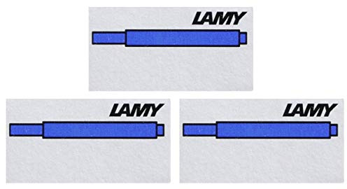 Lamy T10 Tintenpatronen 3 x 5 Pack Lamy T10 Tintenpatronen blau 15 Patronen T10