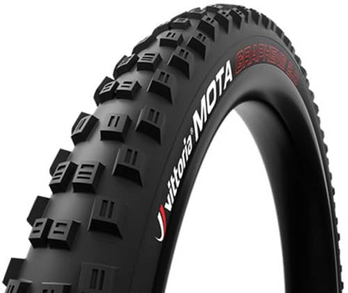 Vittoria Mota Mountain Bike Tires for Wet Terrain Conditions - Enduro MTB Tire for The Muddiest Courses - Tubeless Ready (27.5x2.6, Black)