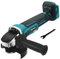 Cordless Angle Grinder for Makita 18V Battery, 4-1/2 Brushless Electric Angle Grinder Tool, 8500RPM 4 Variable Speeds Angle for Cutting, Grinding, Polishing(No Included Battery)