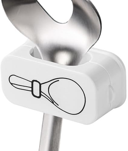 Portacucharas de arroz - Portacucharas de pared | Organizador magnético para espátulas con soporte para cocina, baño, armario, restaurante y apartamento