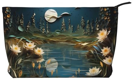 WZYCWB Puppy Pattern Patterned Toiletry Storage Bag, Essential for organizing Cosmetics and Skincare Products., Pools, One Size