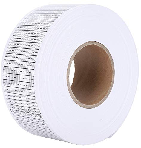 Eminchu Tomma Pappersremsor för Musikdosa 50 M Längd Idealisk för Musikälskare och Gör-det-själv-projekt (30-tons blank papperstejp [50 meter full rulle])