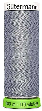 Gutermann 723860 040 Sew All 100% återvunnet polyestergarn 100 m, en storlek, skiffer