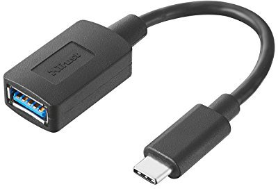 Trust USB Typ C zu Standard USB 3.1 Gen 1-Konverter, Schwarz
