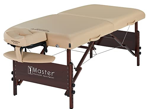 Master Massage Del Ray - Set da massaggio portatile per tatuaggi, per lettini, con capacità di peso: 300 kg, colore: sabbia, 71 cm