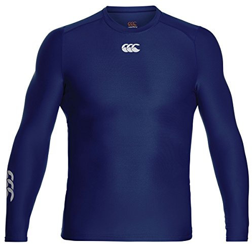Canterbury Herren Oberteil Thermoreg Base Layer Langarm-Unterhemd, Navy, L, E546845-769-L