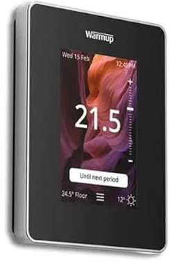 Warmup Thermostat WiFi 6ie en onyx noir