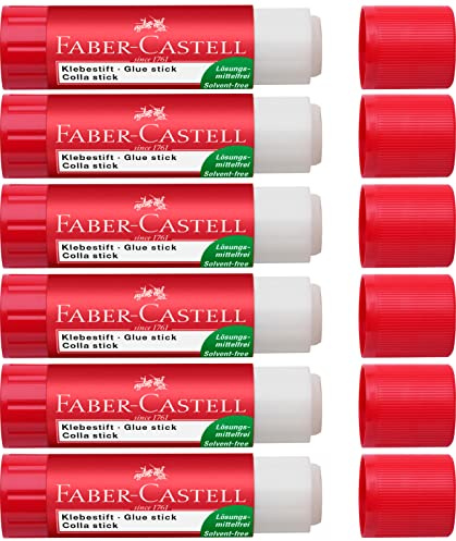 Faber-Castell Stick di colla, bianco, 20 g