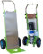 SHANGRONG Treppensteiger Sackkarre Elektrisch Sackrodel 200 kg Tragkraft, 1200W Brushless Motor & 48V/36AH Abnehmbarer Akku - S-förmiger Stützarm (Color : Green, Size : 48V/16A)
