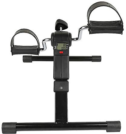 Mini Stepper Stepper 2 en 1 Stepper Bicicleta Estática Stepper para el hogar con resistencia ajustable, escalón hacia arriba y hacia abajo con pantalla LED (B tipo negro)