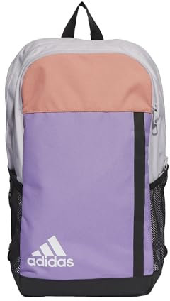 adidas Unisex adulto Motion Badge of Sport Backpack, Silver Dawn/Violet Fusion/Wonder Clay/White, One size