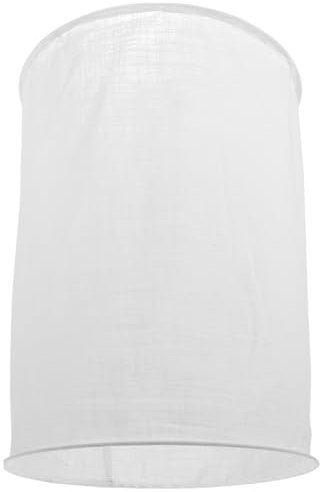 UPKOCH Paralume in Tessuto Per Lampade Sospese E27 Copertura Per Lampadario Decorativo Bianco 42X30Cm Design Elegante Per Decorazione Casa