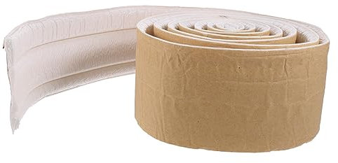 Veemoon Plinthe Autocollante Flexible 3d En Mousse 2,3 m x 8 Cm Blanche Bande Adhésive Décorative Étanche Antichoc Pour Murs Et Sols Moulures Murales Auto-adhésives Pour Intérieur