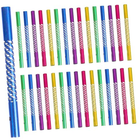 OFFSCH 50pcs Wind Chimes Wind Chime Supplies Bell Making Kit Windchimes Diy Tools for Diy Colorful Chime Tubes Making Tube Wooden Child Metal