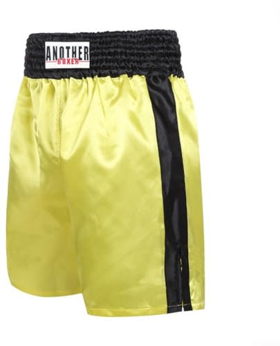 MMA Muay Thai Trainingshose Unisex Boxhose Fitness Shorts und (XXXL Gelb)