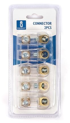 Morsettiere per PC5, 16 mm, 2 pezzi in blister, trasparente; ideale per collegamenti elettrici e progetti fai da te.