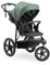 hauck Runner 3, Jungle Green - Dreirad Kinderwagen Buggy mit XL Lufträder, Federung, Handbremse, XL Sonnenverdeck, Netzfenster, Korb mit Deckel, Liegeposition, Getränkehalter, ab Geburt bis 22 kg