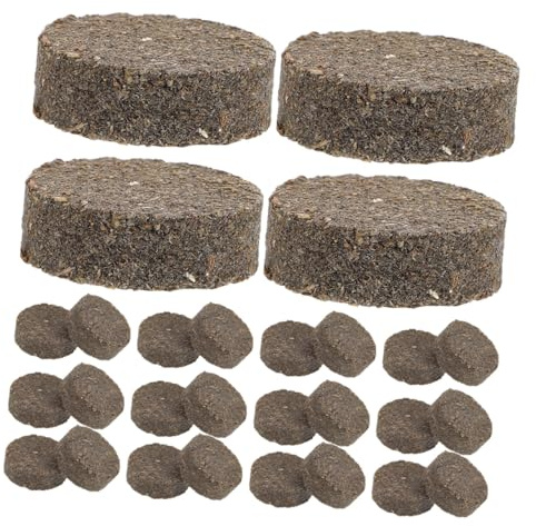 BESTonZON 40pcs Fire-induced Charcoal Natural Firelighters Kindling Firewood Starter for Burners Convenient Picnic Starter Blocks