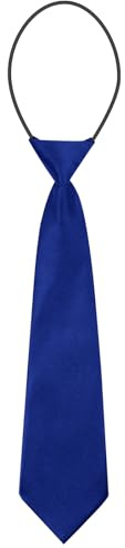 URAQT Kids Necktie, Pre-Tied Silk Touch Formal Tie for Boys | Silk touch pre-tied design with adjustable strap,Suitable for school uniforms,graduation ceremonies and kids formal occasions