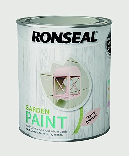 Ronseal Garden Paint 750ml Cherry Blossom by Ronseal