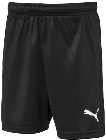 Puma Unisex niños Pantalones Cortos de Fútbol, Negro (Black/White), 128