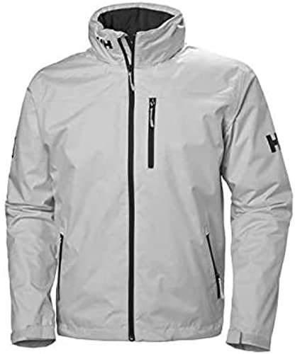 Helly Hansen Herren Crew Midlayer Jacke mit Kapuze, Grauer Nebel, S