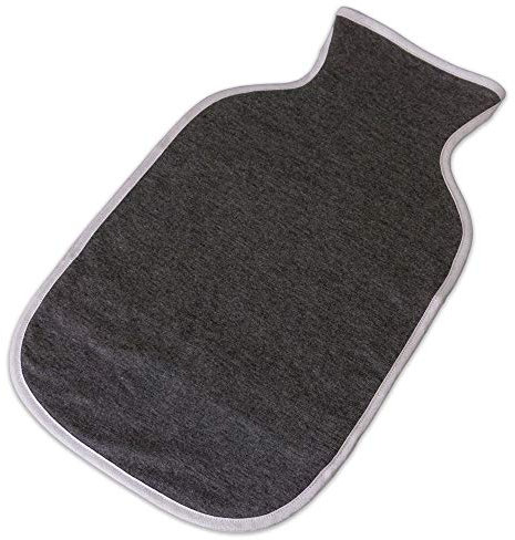 Wärmflaschenbezug für Wärmflasche 2 Liter, grau meliert