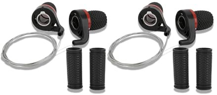 2 Paar Gangschaltgriffe, Schalthebelgriffe, Fahrrad-Schalthebel-Teile