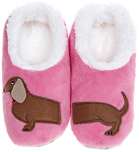 Snoozies! Pairables Animal Lover, Cats & Dogs Womens Slippers Super Soft Sherpa Fleece Non Slip Sole Ladies Sizes UK 3-9