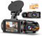 Dash Cam Front and Inside, Dashcam for Cars 1080P Dual Dash Camera with 32G Card Car Adjustable Lens Dash Cam 2 Channel with Night Vision, G-sensor, Loop Recording Dash Cams for Uber Truck Taxi Driver