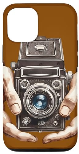 Vintage Brownie Analog SLR Camera Art Photographer Film Case for iPhone 15