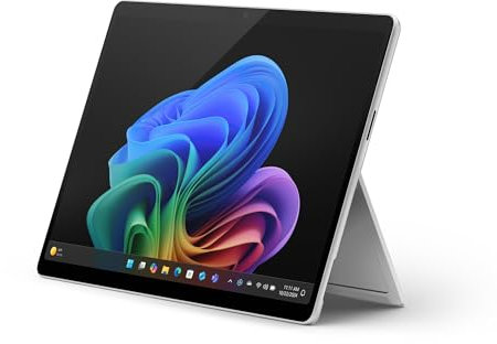 Microsoft Surface Pro (no Incluye el Cargador) | Copilot+ PC | Pantalla táctil 13” | Snapdragon® X Plus | 16GB RAM | 256GB SSD | Último Modelo, 11a edición | Platino