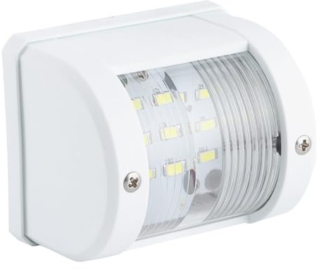 Sxhlseller LED Navigation Light för Båt, 135° Mastlampa för Yacht | IP66 Waterproof Signal Light, 12V/24V DC with 3W Power, for Fishing Boats up to 12M