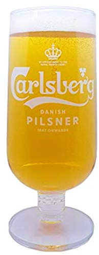 TUFF LUV Original Pint Glass/Chalice Glass/Glasses/Barware CE 20oz / 568ml for Carlsberg Danish Pilsner