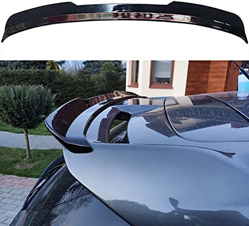 Auto ABS Heckspoiler für Hyundai Tucson 2014-2019, Kofferraumspoiler Autodach Rear Spoiler Lippe Styling Karosserie-Anbauteile Tuning Ersatz Umbauzubehör,A/Bright Black