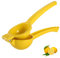 Exprimidor manual de limones resistente y duradero, exprimidor de zumo de lima, cítricos, manual de fruta, exprimidor rápido y eficaz, muy fácil de limpiar, 22 cm, amarillo