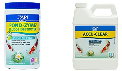 API Pond Cleaner and Water Clarifier Bundle