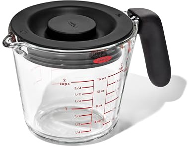 OXO Good Grips 2 Cup Glass Measuring Cup with Lid