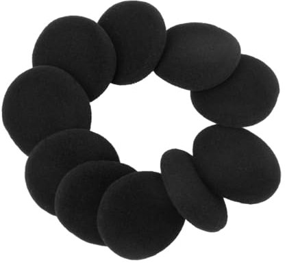 HOMSFOU 10 Pezzi Cuffie Orecchio Copre Cuscinetti Cuscini 40 Mm Earpad Earbud 40 Mm Orecchio Cuscino Schiuma IntraAcolari Schiuma Auricolari Consigli Earpad Cusion Cover Ear Pad 40 Mm