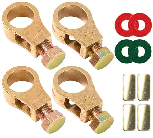 4 Stk Batterieklemme Polklemmen Autobatterie Klemme Pol Batterie für Autobatterie Batterieanschlussklemmen