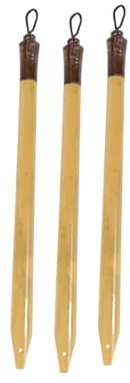 Laroal Lot de 3 stylos à plume fabriqués à la main pour calligraphie, manga, vintage, bambou, dessin, peinture, fournitures scolaires pour jeunes, adultes, artistes, écriture, fabrication