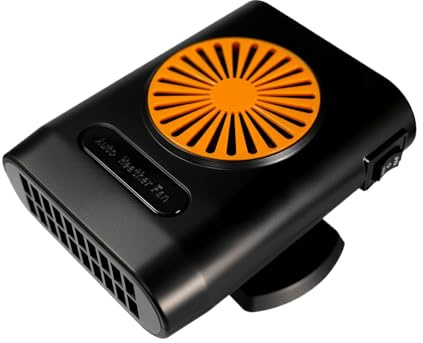 Calentador Eléctrico para Coche | Calefactor y Descongelador para Vehículos 12V/24V - Ventilador Desempañador de Calefacción Rápida para Conducción Segura en Viajes para
