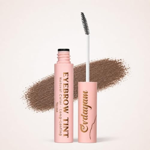 Tinta para cejas – Gel de cejas tintado resistente al agua para una definición natural y un color duradero, maquillaje a prueba de manchas con soporte para el cabello gris, vegano y libre de crueldad