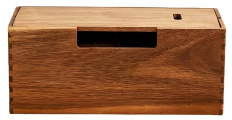 Générique Boîte de Gestion des Câbles | Conteneur en Bois pour Cacher Et Ranger Les Câbles,Boîte Porte-Câbles - Maison Appartement Bureau Hôtel Ferme École Salon Chambre Bureau Étude