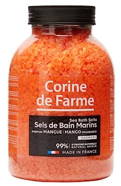 Corine de Farme Natürliche Meersalze Harmonie Badesalz mit Mango, 1,3 kg