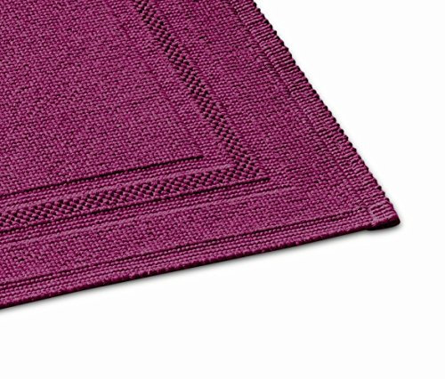 Rhomtuft Badteppich Gala Farbe Brombeer 237 Größe 50 x 70 cm