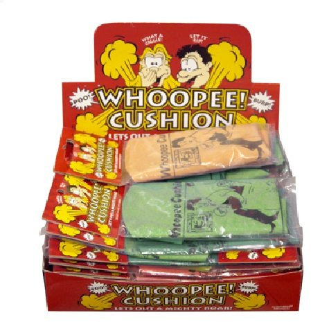 HENBRANDT 24 X Small Whoopee Cushion - Farting Classic Jokes Collection - Wholesale BoX,16.5cm