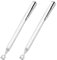 2Pcs Magnetic Telescoping Pick-Up Tool with Pocket Clip 3 Lb Extendable Magnetic Grabber Reacher Tools,for Men, DIY Handyman(Silver)