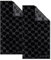 Frottier Kollektion von Joop, Set 2-teilig, 100% Baumwolle, Handtücher mit Kordelaufhänger, 50x100cm, Cornflower Schwarz